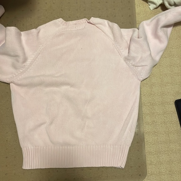 Polo by Ralph Lauren light pink 100% cotton sweater w a small Ralph Lauren logo - Picture 4 of 5